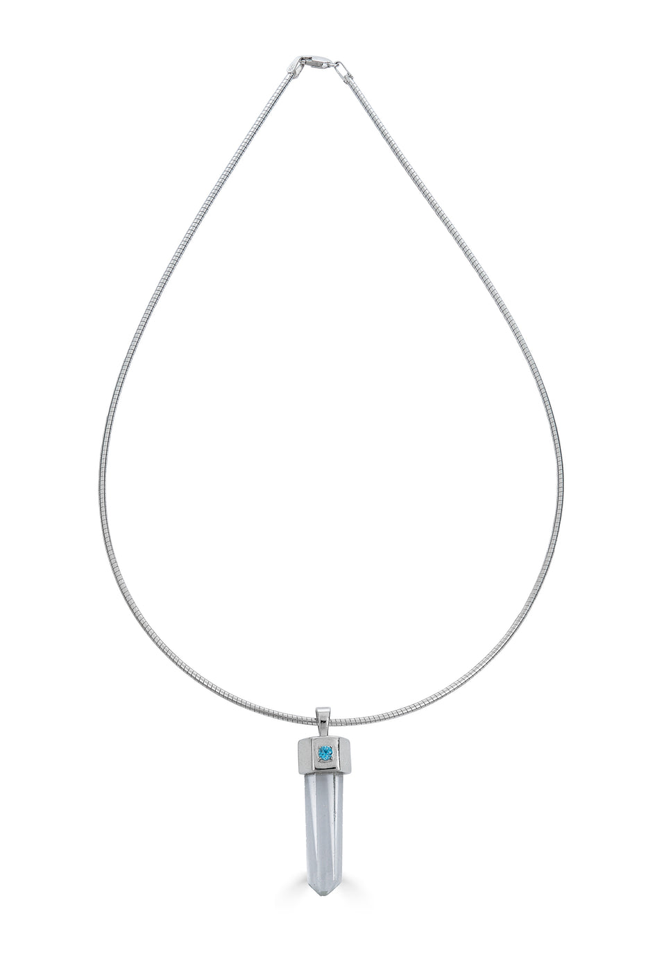 Disco Crystal Birthstone Necklace